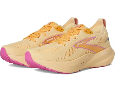 Brooks Glycerin 22 120434-1b-897 Sneaker Women Sherbert Running Shoes Rhs8169 In Yellow