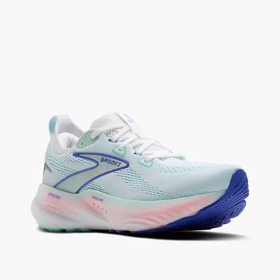 Brooks Glycerin 22 120434-1d-110 Womens White Blue Running Shoes Ham753