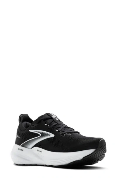 Brooks Glycerin 22 Running Shoe In Black/white/grey