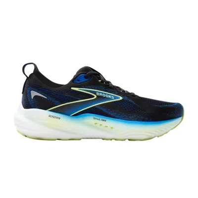 Brooks Glycerin Gts 22 Shoes Black Blue Ss25 In Multi