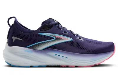 Pre-owned Brooks Glycerin 22 (women's) Sneakers In Blue Ribbon/peacoat/dianthus