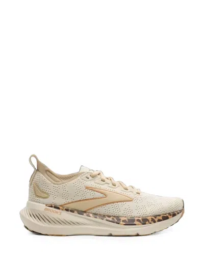 Brooks Glycerin 23 Leopard-print Sneakers In Neutral
