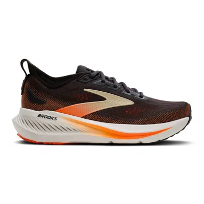 Brooks Glycerin 23 Shoes Black Orange Ss26 In Brown