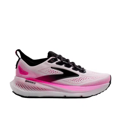 Brooks Glycerin Gts 23 White Pink Ss26 Women Shoes In Multi