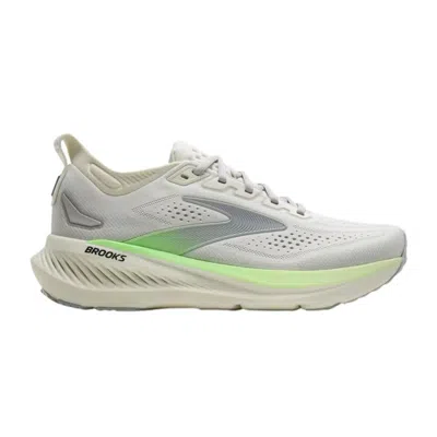 Brooks Glycerin 23 Wide Running Shoes Grey Green Aw26 In White