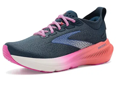 Brooks Glycerin 23 Women's Shoes Sea/strawberry/coral: 7.5 B - Medium, Synthetic In Multi