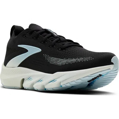 Brooks Glycerin Flex Running Sneaker In Black/blue/blue