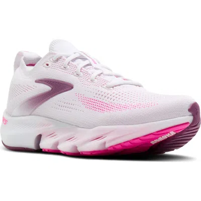 Brooks Glycerin Flex Pink White Ss26 Women Shoes