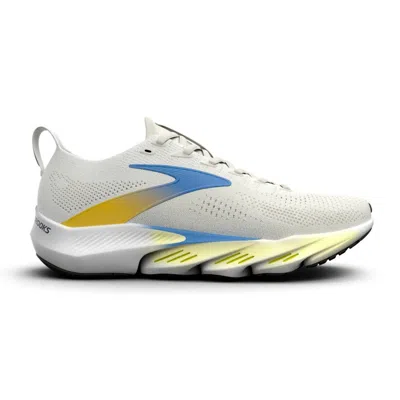 Brooks Glycerin Flex White Yellow Running Shoes Aw26 In Multi