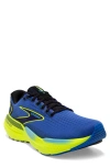 Brooks Glycerin Gts 21 Running Shoe In Blue/ Nightlife/ Black