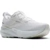 Brooks Glycerin Gts 22 Running Shoe In White/white/grey