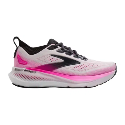 Brooks Glycerin Gts 23 White Pink Ss26 Women Shoes In Multi