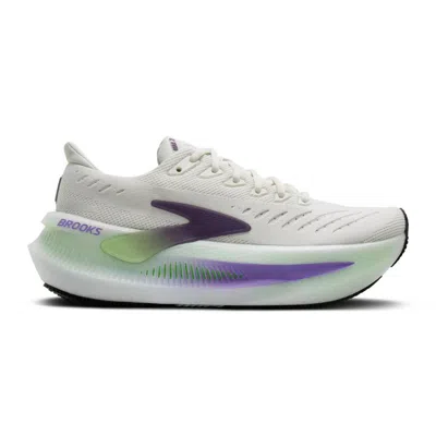 Brooks Glycerin Max 2 White Green Aw26 Women's Shoes In Multi