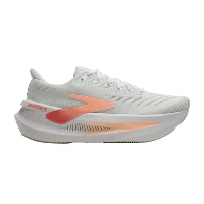 Brooks Glycerin Max 2 White Pink Ss26 Women In Multi