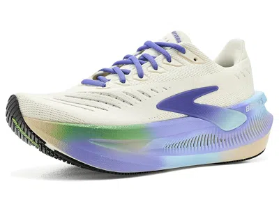 Brooks Glycerin Max 2 Women's Shoes Papyrus/blue/phantom: 8.5 B - Medium In White