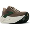 Brooks Glycerin Max Running Shoe In Falcon/green/london Fog