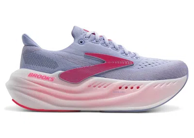 Pre-owned Brooks Glycerin Max (women's) Sneakers In Blue Heron/diva Pink/white