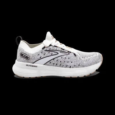 Brooks Glycerin Stealthfit 20 120372-1b-163 Shoes Women Gray Road Running Nr6839 In White/black/cream