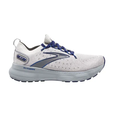Pre-owned Brooks Glycerin Stealthfit 20 'oyster Blue Depths' | Grey | Men's Size 13 In Gray