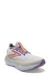 Brooks Glycerin Stealthfit 21 Running Shoe In Parchment/white/lavendula