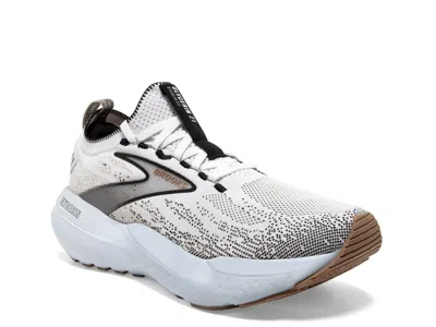 Brooks Glycerin Stealthfit 21 Running Shoe In White/grey/black