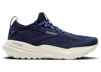Pre-owned Brooks Glycerin Stealthfit 21 (women's) Sneakers In Peacoat/onyx/orchid