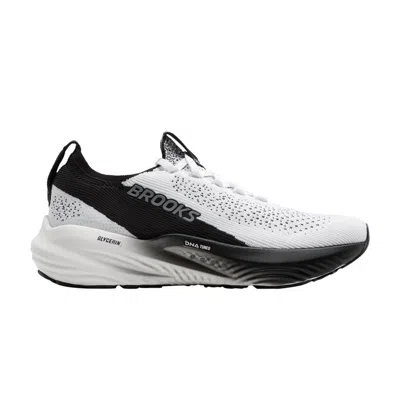 Pre-owned Brooks Glycerin Stealthfit 22 'white Grey Black' | Men's Size 10.5