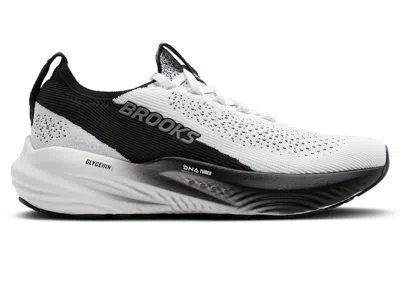 Pre-owned Brooks Glycerin Stealthfit 22 (women's) Sneakers In White/grey/black In Multi