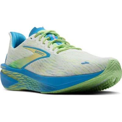 Brooks Hyperion 2 Running Shoe In White/elfin/patina