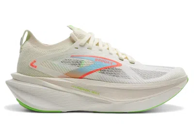 Pre-owned Brooks Hyperion 3 Max (women's) Sneakers In Coconut/green Gecko