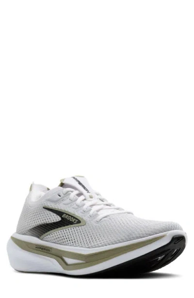 Brooks Hyperion 3 Running Shoe In White