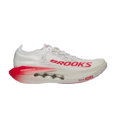 Pre-owned Brooks Hyperion Elite 5 'nimbus White Red' | Men's Size 9.5