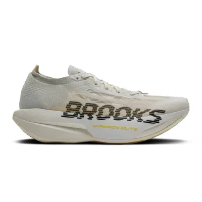 Brooks Hyperion Elite 6 Shoes Grey Yellow Aw26 Unisex In Neutral