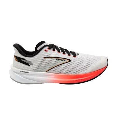 Pre-owned Brooks Hyperion 'fiery Coral' In White