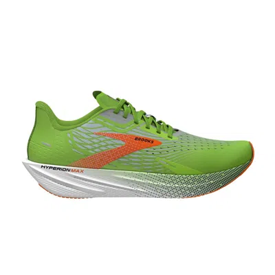 Pre-owned Brooks Hyperion Max 'green Gecko Red Orange' | Men's Size 7.5