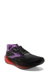 Brooks Hyperion Max Running Shoe In Black/fiesta/bellflower