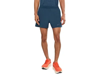 Brooks Journey 5 Shorts Men's Shorts Indigo: 2xl 5 In Blue