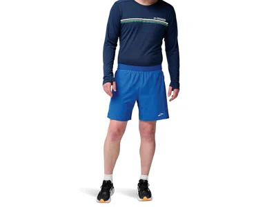 Brooks Journey 7 Shorts In Blue