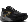 Brooks Launch 11 Running Shoe In Black/grey/gold
