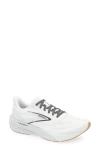 Brooks Women's Launch 11 Running Shoes In White/grey/black