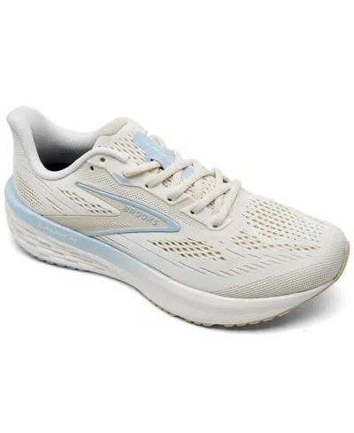 Brooks Launch 12 Lightweight Cushioned Running Sneakers From Finish Line In White