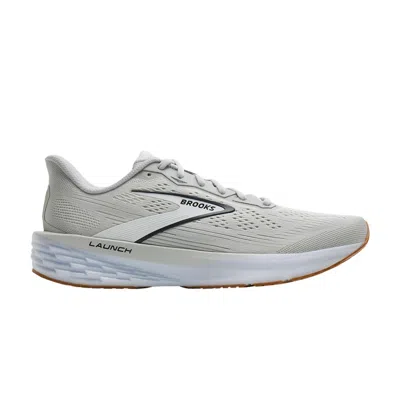 Pre-owned Brooks Launch 12 'oyster White Phantom' | Grey | Men's Size 10.5 In Gray