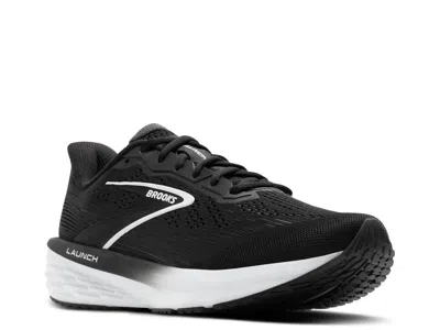 Brooks Mens  Launch 12 In Black/grey/white