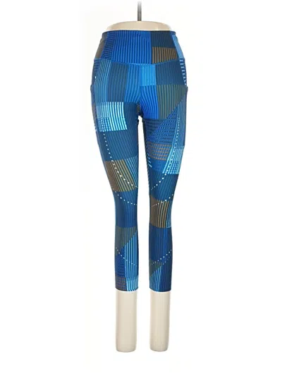 Pre-owned Brooks Leggings In Blue