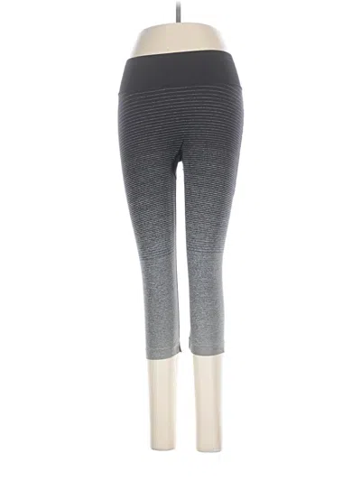 Pre-owned Brooks Leggings In Gray