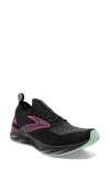 Brooks Levitate 6 Stealthfit Running Shoe In Black/ Pink