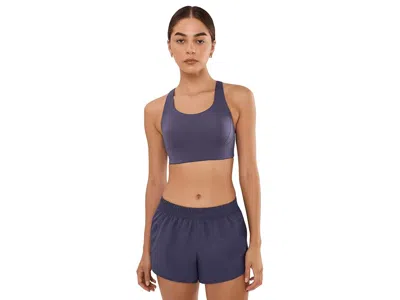 Brooks Limitless Racerback Bra Women's Bra Nightfall: 40c In Blue