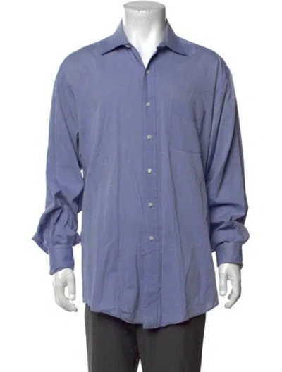 Pre-owned Brooks Long Sleeve Dress Shirt In Blue
