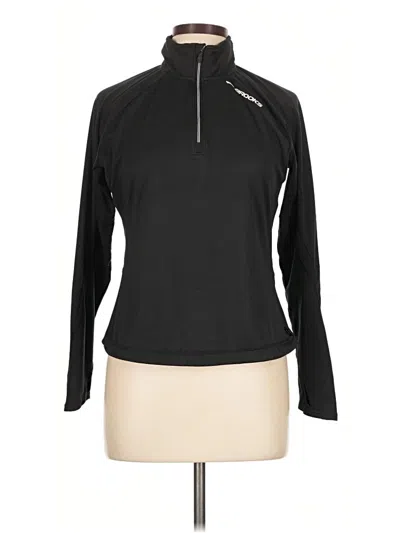 Pre-owned Brooks Long Sleeve T-shirt In Black