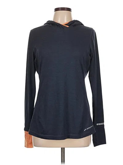 Pre-owned Brooks Long Sleeve T-shirt In Gray